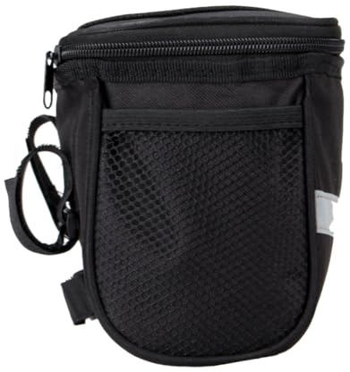 SUPVOX Borsa da Manubrio Bici Oxford Resistente con Strisce Riflettenti per Bici Elettriche e Ciclisti Capacità Custodia Porta Cellulari e Accessori