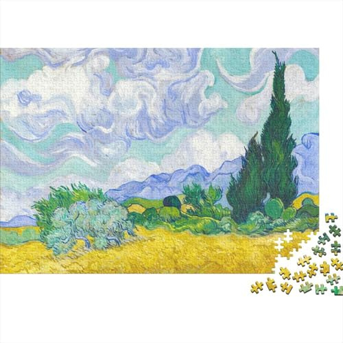 Van Gogh Landscape 1000 Piece Van Gogh Style Nature Landscape Jigsaws Puzzles for Adults And Kids Family Educational Games 1000 Pieces Fun, Challenging & Brainteasing Adults Challenge High Difficulty