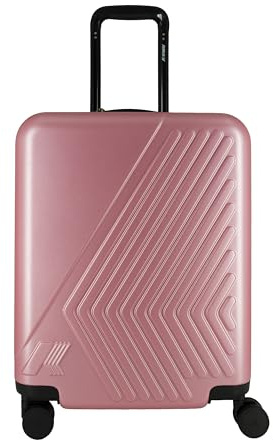 K-Way Trolley Eudoxie Logo Pink Geranium