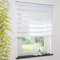 OBI Doppelrollo Duo-Rollo Rollo mit Seitenzuggetriebe Wand- und Deckenmontage | Weiß | 100 x 180 cm