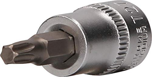 BRILLIANT TOOLS BT021943 3/8 Inch Torx Bit Socket, T27 [Powered by KS Tools]