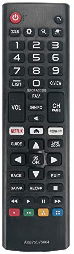 ALLIMITY AKB75375604 Telecomando Sostituito per LG TV 43UK6200PLA 43UK6300PLB 43UK6500PLA 49UK6200PLA 50UK6500PLA 55UK6200PLA 55UK6300PLB 55UK6500PLA 65UK6300PLB 65UK6500PLA 75UK6500PLA