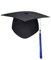 SUPVOX Erwachsene Master Graduation Cap mit Quaste Abschlusshut Kostüm Zubehör