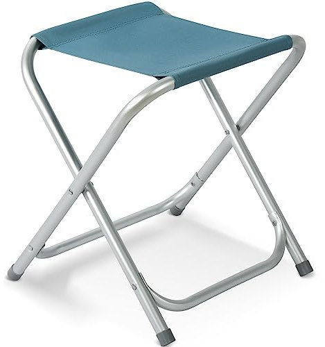 Homecall Camping-Klapphocker aus Aluminium - (Blau)