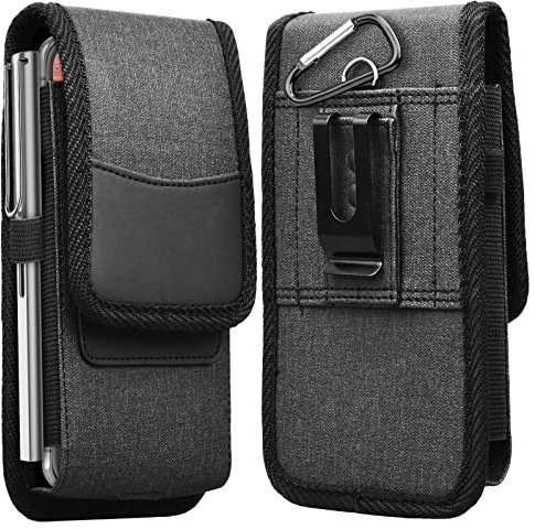 Takfox Extra Large Phone Holster for Samsung Galaxy S24 Ultra Note 20 Ultra S23 Plus S22 S21 FE 5G Note 10 Plus A35 A55 A14 A23 A15,iPhone 15 Pro Max 16 XR Belt Clip Holster Phone Holder Pouch Case