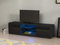Panana Modern TV Unit Cabinet Stand LED Cupboard 160CM Matt Body and High Gloss Front (Black)