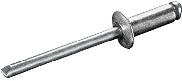 GOEBEL® - 250 x Flachkopf Blindnieten Aluminium/Stahl (Ø x L) 4,8 x 40,0 mm - ISO15977 - Flachkopf Niete - Popniete - STANDARD