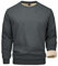 MAGCOMSEN Herren Crewneck Langarmshirt Winter Fleece Sweatshirt mit Rundhalsausschnitt Männer Stretch Outdoor Pullover Warm Laufshirt Freizeit Trainingsshirt Dunkelgrau L