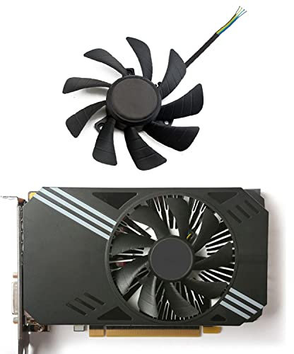 Justyet 85 mm fan for graphics card T129215SH graphics card fan GPU graphics card cooler for Zotac GeForce N1060I OC 6GD / GTX 950 960 1060 Mini ITX gaming cooler mining card