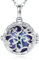 EUDORA Harmony Ball Collier Bola de Grossesse pour Femme Enceinte, Collier Arbre de Vie Pendentif bola Mexicain pour Femme, Cadeau pour Future mère Bijoux, chaîne 114 cm + 76cm