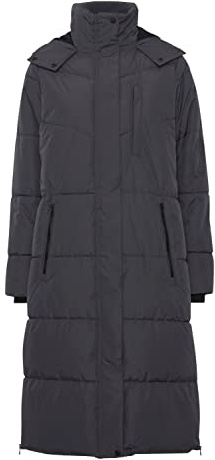 OXMO OXJulie Damen Winterjacke Damenjacke Jacke warm gefüttert hochabschließender Kragen, Größe:XXL, Farbe:Iron Gate (193910)