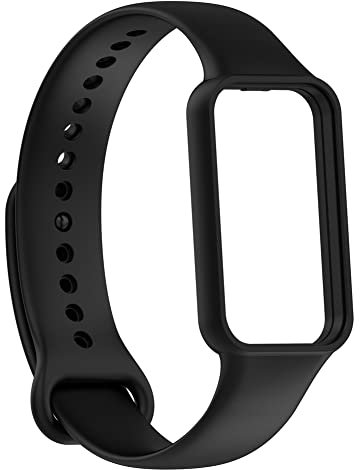 Tyogeephy Compatible with Amazfit band 7 Bands, Soft Silicone Sport Strap for Men Women