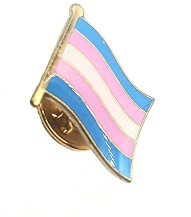 SNS Components Metall-Pride-Flaggen-Anstecker, Rot, LGBT, Metall, Stolz, Flagge, LGBT, Anstecknadel