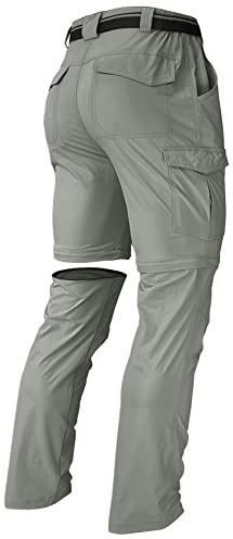 Herren-Wanderhose, wandelbar, mit Reißverschluss, leicht, wasserdicht, schnell trocknend, Outdoor, Angeln, Reisen, Safari, Camping