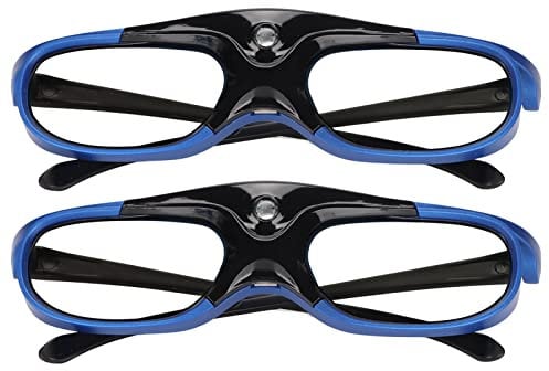 DLP Link 3D-Brille, 144 Hz 3D Active Shutter-Brille Wiederaufladbare 3D Active Shutter-Brille für Alle DLP Link 3D-Projektoren