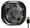 Ambandier Desk Fan USB Table Fan Small but Powerful Quiet Portable Cooling Fan Speed Adjustable 360° Rotatable Head for Home Office Bedroom Table Desktop, Black