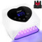 Linssy UV Nail Lamp,Cordless UV Led Nail Lamp 54W Rechargeable Nail Dryer with 4 Timer Setting,Professional Nail Light
