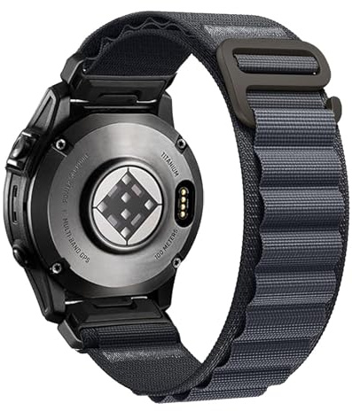 für Garmin Fenix 8 47mm/7/6 Armband, Quickfit 22mm Nylon Armband