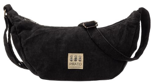 Ledermeid Prato SC07 Ananas zeitlose Handtasche aus Cord anthrazit