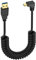SinLoon Câble spiralé USB Type C 5 Gbit/s rétractable à 90 degrés USB 3.0 vers USB C Câble de chargement et transfert de données pour téléphone, tablette, autres appareils USB C (M to D)