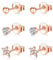 Sterling Silver Rose Gold Stud Earrings for Women Girls, 3Pairs Hypoallergenic Silver Ball Round Cubic Zirconia Stud Earrings set, Small Helix Cartilage Sleeper Flower Stud Piercing Earring 3/4/5mm