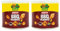 Tropical Sun Crunchy BBQ Peanuts 140g Pack of 2 Smokey Sweet Barbecue Chilli Flavour Roasted Nuts Vegan Nibble Snack with Welari Thank You Card | (2pack) (280g)