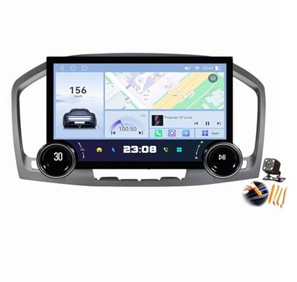 YLOXFW 8core 8+256gb, Autoradio Stereo Android 14.0 Navi für O-pel Insignia 2008-2013 Sat GPS Navigation 11,8 Zoll 2K Cartablet DVD Multimedia Player FM BT Receiver mit Carplay 4G 5G WiFi DSP SWC