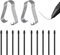 10 Pointes de Remplacement pour Stylet Remarkable 1/2, Boox Pen2 Pro, Boox Pen Plus, Tab X/Ultra/Ultra C/Mini C, Max 3/2/Lumi2, Note 5/3/2/Pro/Air2/Air2 Plus, Nova 3/2/Pro/Air2/C - Noir