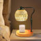 ZealWe Candle Warmer Lamp with 4 Level Dimming, Candle Lamp with 2-4-8h Timing, Height Adjustable, 2 Bulbs, Candle Warmer for Jar Candles Scented Candles, Gifts for Women, Home Decor