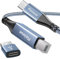 Printer Cable 3M USB A&USB C to USB-B 2.0 USB A to USB C Female Adapter for MacBook Pro, USB C MIDI Cable New Nylon Braided Never Rupture for Yamaha Casio Digital Piano
