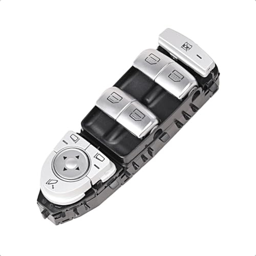 LithTor Fensterheber Schalter A2229056800 für Mercedes W222 W205 X253 links | Fensterheberschalter links Fahrerseite für Mercedes S-Klasse C-Klasse GLC EQC N293 ersetzt A2059056811 2059051513 2229052004