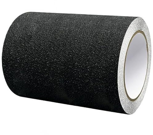 Guest Ruyunlai Frise Murale Autocollant Papier Peint Autocollant imperméable en PVC Plinthe Autocollant de cuisine et de salle de bain Décor Mural Givré noir 15cm X 500 cm