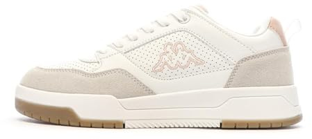 Kappa Baskets Blanches/Beiges/Roses Femme Manisw Blanc 39FR