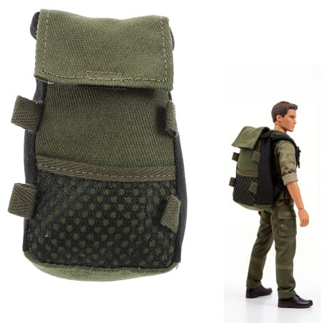 iplusmile Mini-Rucksack Für 1/6 Soldier Puppen Modell, Tennis Bag Action Figure Accessoires, Puppenträger-Rucksack Für Kinder Rollenspiele Und Miniatur-sportzubehör