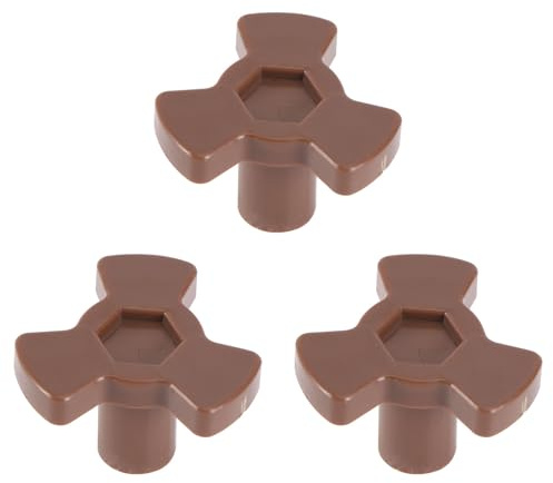 CHILDWEET 4PCS Microwave Turntable Coupler Replacement Shaft Roller for Microwave Oven Tray Support Plastic Motor Bearing Parts