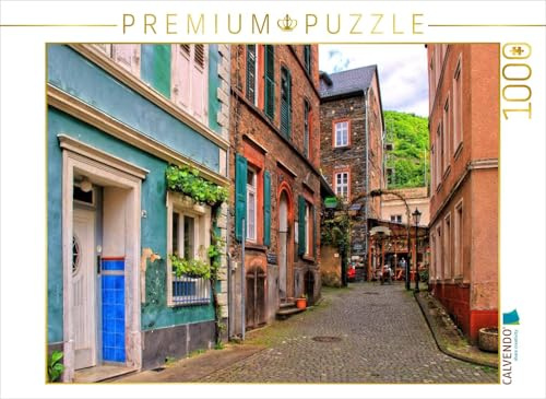 CALVENDO Puzzle Blick auf einen typischen Baustil des Moselstädtchen Bernkastel- Kues | 1000 Teile Lege-Größe 64 x 48 cm Foto-Puzzle für glückliche Stunden