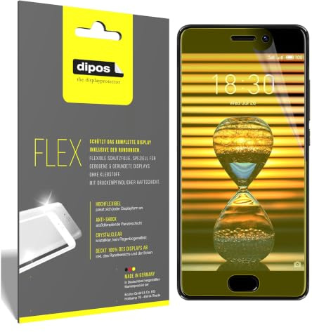 dipos FLEX 3x Displayschutzfolie klar für Meizu Pro 7 Plus