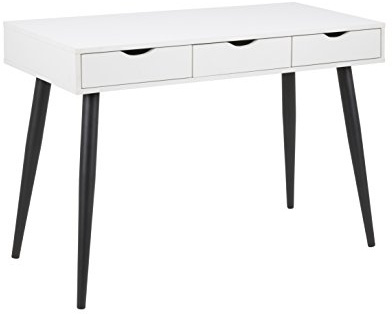 AC Design Furniture Schreibtisch Ivar, weiss, MDF, B: 50 x T: 110 x H: 77 cm
