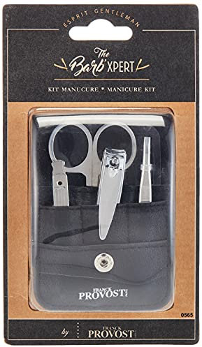 The Barb Xpert Par Franck Provost Kit Manucure Coupe Ongles/Limes/Pince à Epiler/Paire de Ciseaux