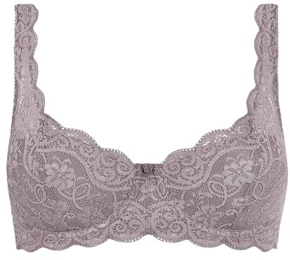 Triumph Damen Amourette 300 WHP X Schalen BH mit Bügel, Pigeon Grey, 80F
