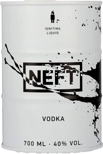 NEFT Vodka White Barrel Limited Edition Black White 40% Vol. 0,7l