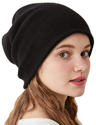 Aspen Double Layered 100% Cashmere Beanie High-Performance Cashmere Ski Beanie