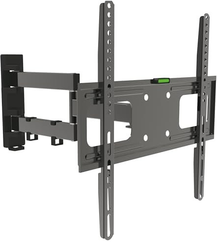 my wall Vollbewegliche TV Wandhalterung - H26-1L, für 32-55 Fernseher, Belastung bis 50 kg, Schwenkbar, Neigbar, VESA max. 400x400, Fernsehhalterung mit Kabelmanagement