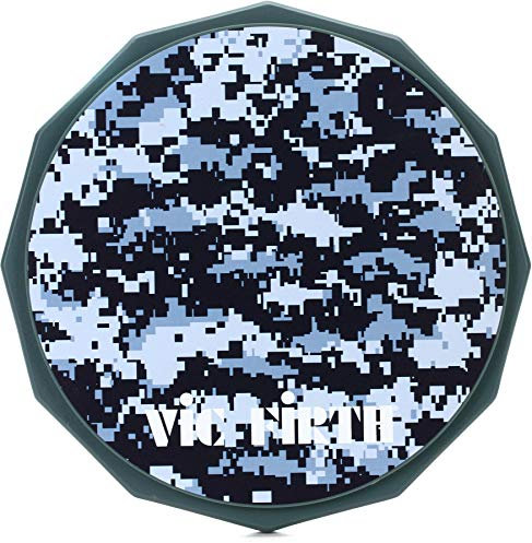 VIC FIRTH VXPPDC12 Practice Pad 12 aus Silikon Digital Camo