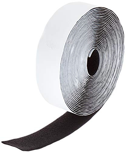 Delock Klettband selbstklebend mit Haft- und Flauschband L 10 m x B 50mm schwarz