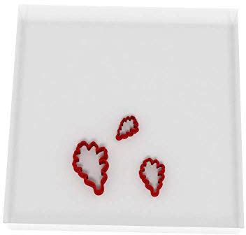 Mini/Tiny Oak Leaf Set of 3 Value Fondant Cutter 1.5CM + 2CM + 3CM