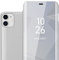 Cadorabo Hülle kompatibel mit Apple iPhone 11 Schutzhülle TPU Silikon Case 360 View Spiegel, Slim Kratzfest Weiche Gummi mit Rundumschutz Cover Hülle für iPhone 11 in Silber