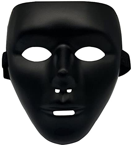 A-SZCXTOP Halloween Masks,Full Face Hacker Anonymous Masks Street Dance Ghost Step Mask for Adults Kids Child,Halloween Costume Cosplay Party Masks Props Accessory
