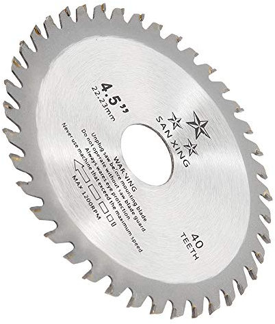 115mm Carbide Saw Blade, Circular Wood Mitre Saw Blade, 40T Saw Plunge Blade, Carbide Finishing Saws Blade, Metal Cutting Circular Saw Blade for Woodworking Wood Plastic Cutting 4.5inch (1PCS)