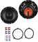 JBL Stage1 61F Lautsprecher mit Einbauset kompatibel mit Audi A6 Avant (C5/4B) 1998-2005 Türen vorne/hinten 400 W 165mm 2 Wege Koax